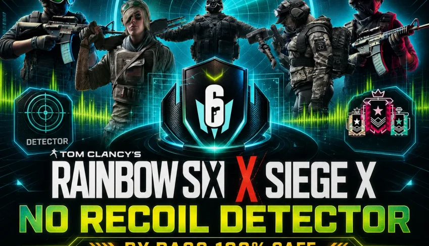 Rainbow Six Siege X - No Recoil Detector - [15 DIAS e VITAL]