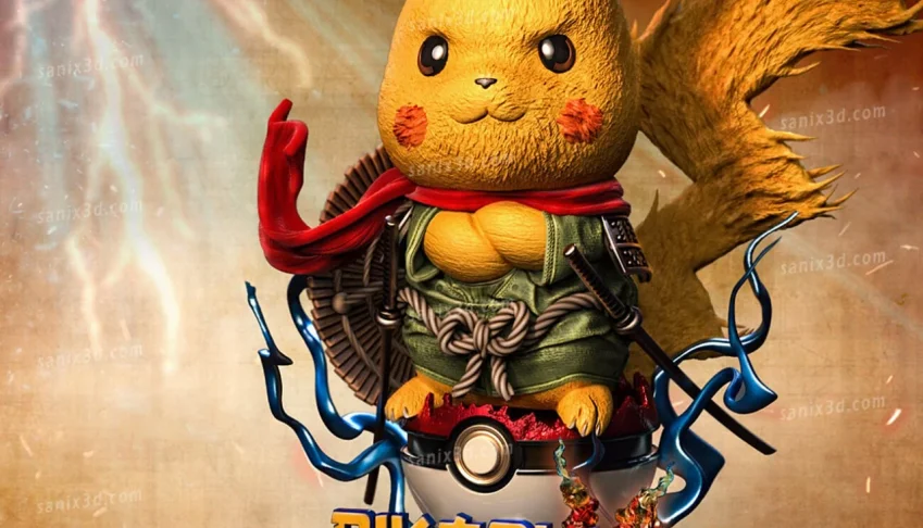Pikachu origin stl sanix 3d