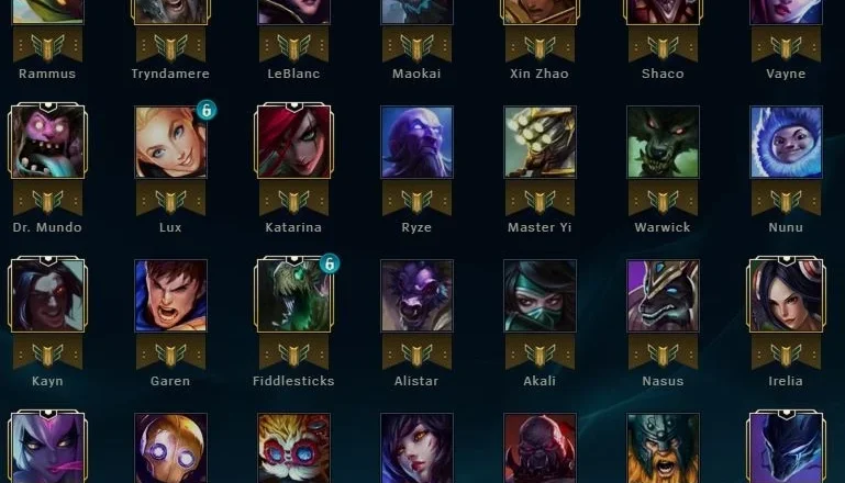 Acc PLATINA 4, MUITOS CHAMPIONS.