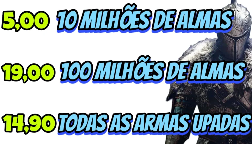Dark Souls Softs 2-Almas, armaduras, armas, aneis (PS4/PS5)