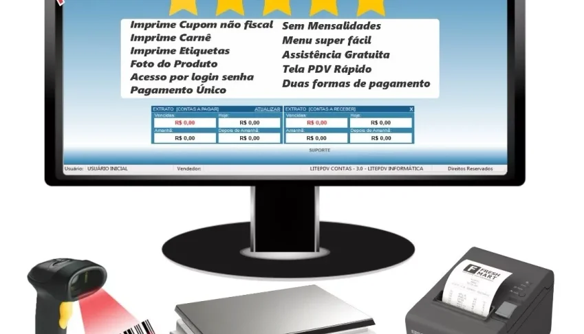 Gestão De Estoque, Vendas, Compras, Sistema Carne, Loja, Pdv