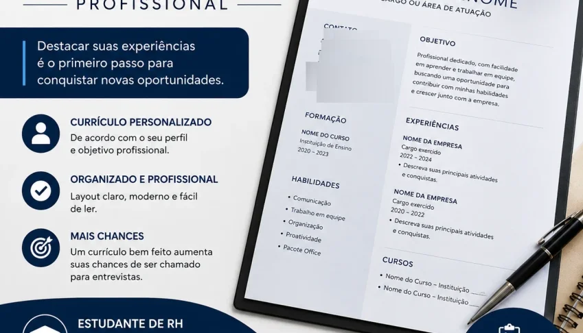 📄 Criação e Atualização de Currículos Profissionais