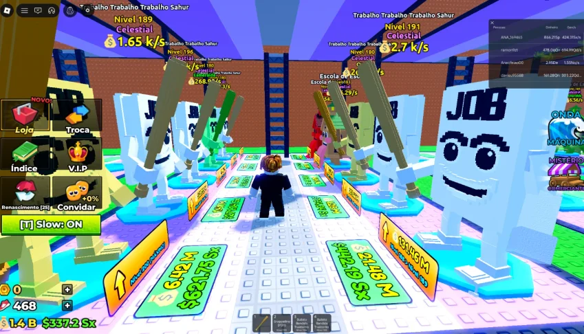 Conta de roblox- com farm no tsunami para brainrot