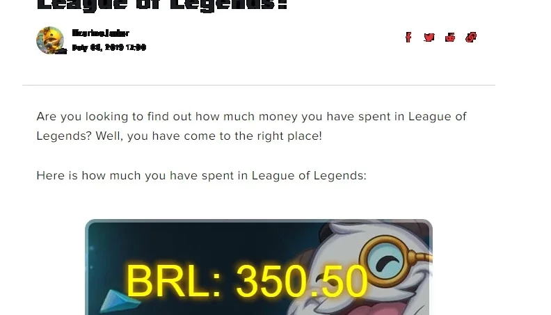 Conta League of Legends - 108 Skins