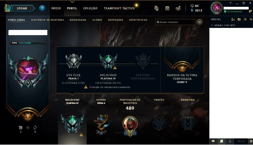 Conta de Lol