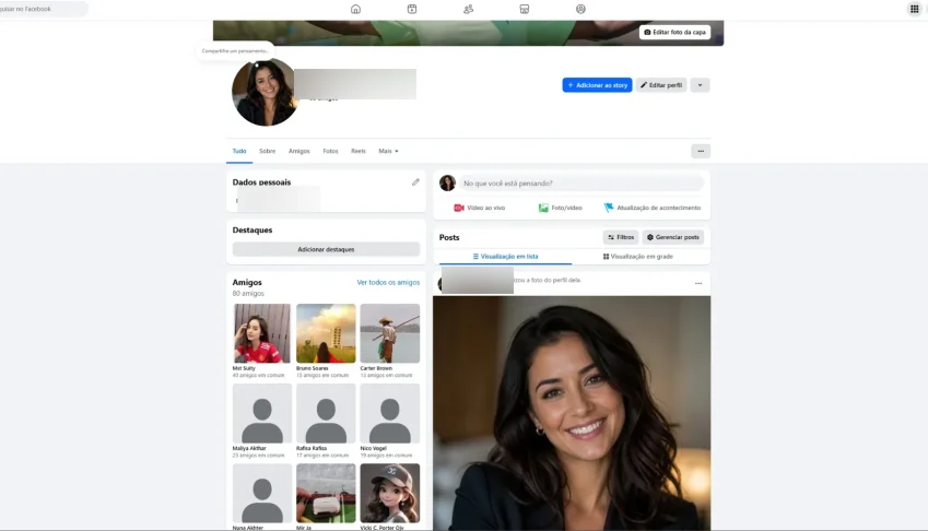 1 Perfil Facebook + 2 Bms + 2 Páginas- Aquecido 2 Dias