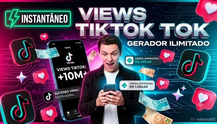 🚀 Gerador De Visualizações Tiktok Ilimitadas - Método 2026