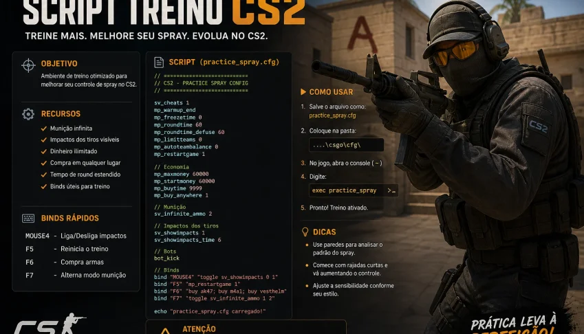 Script treino CS2