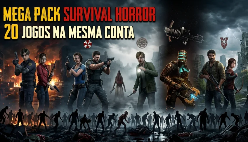 Resident Evil Saga 0-8 TLOU 1 2 SH2 - Conta Steam Offline 