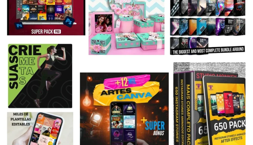 Mega Pack de Criativos para Redes Sociais e Anúncios Vol.04