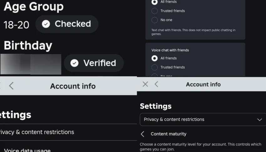Age 18-20, Verified By Passport, Voice Chat Active