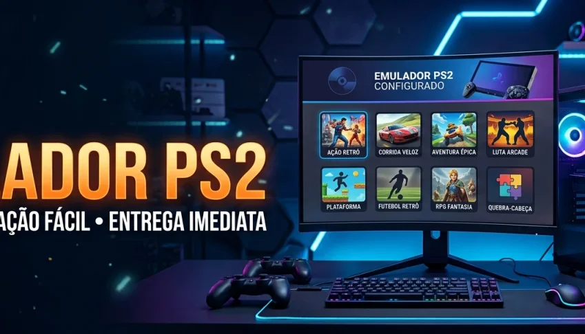 Pack Emulador Ps2 + Jogos | Pc | Entrega Imediata