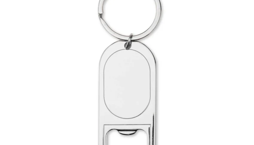 Chaveiro de Metal com Abridor
