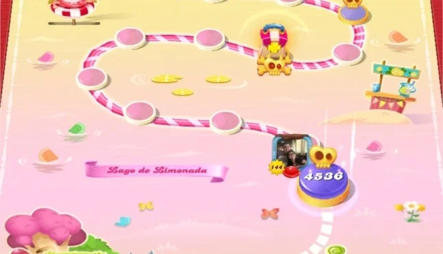 Conta Candy Cruch Saga Nível 4.536