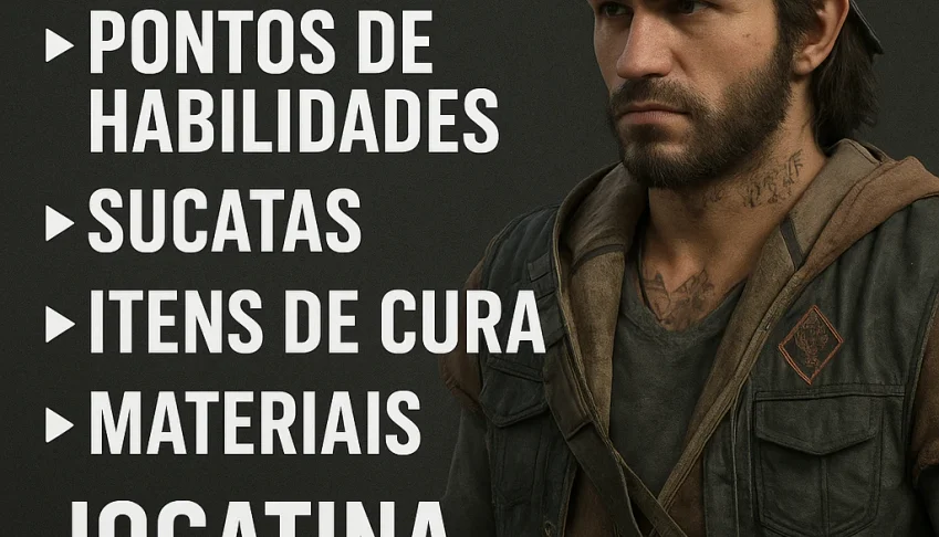 Days Gone (PS4/PS5) -Habilidade, sucata, itens, materiais