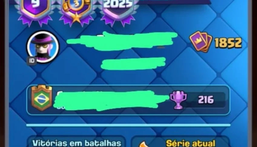 Conta Clash Royale 14500k trofeus