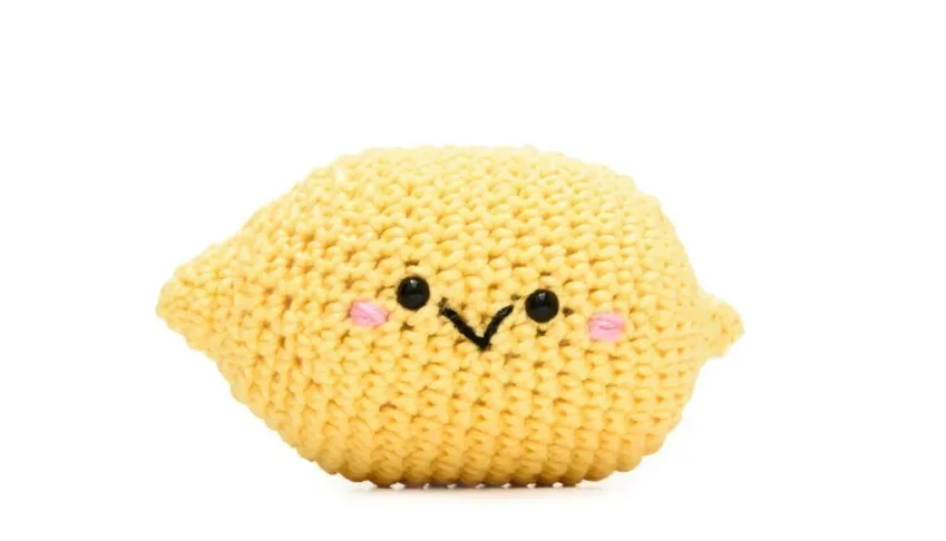 Limão em amigurumi