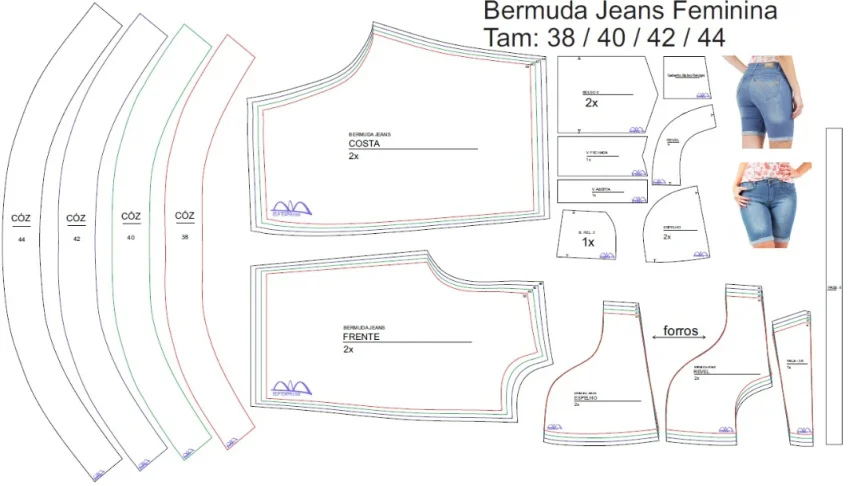 Kit Feminino Com 500 Moldes De Roupas Em PDF
