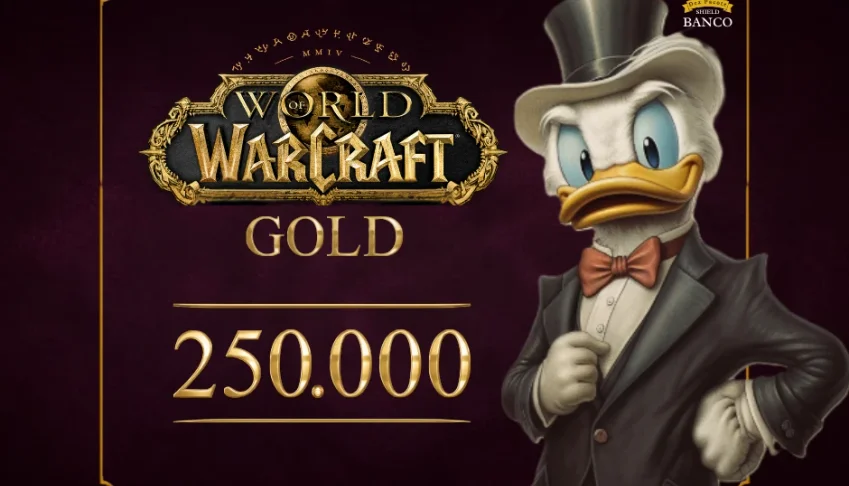 Gold WoW Retail 250k Entrega em Todos os Servers WoW Gold