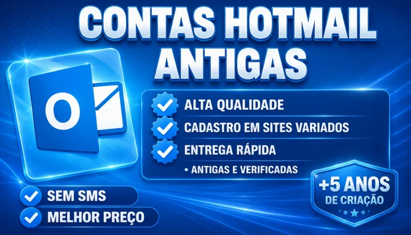 [Promoção] 40X 100X Contas Email Hotmail/outlook Br | Antiga