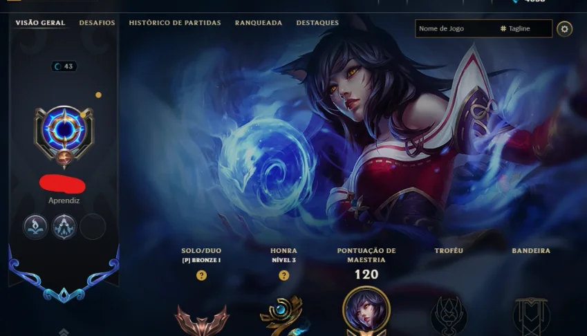 [Entrega Automática] Conta Lol Bronze, 51 Skins, Upada à Mão