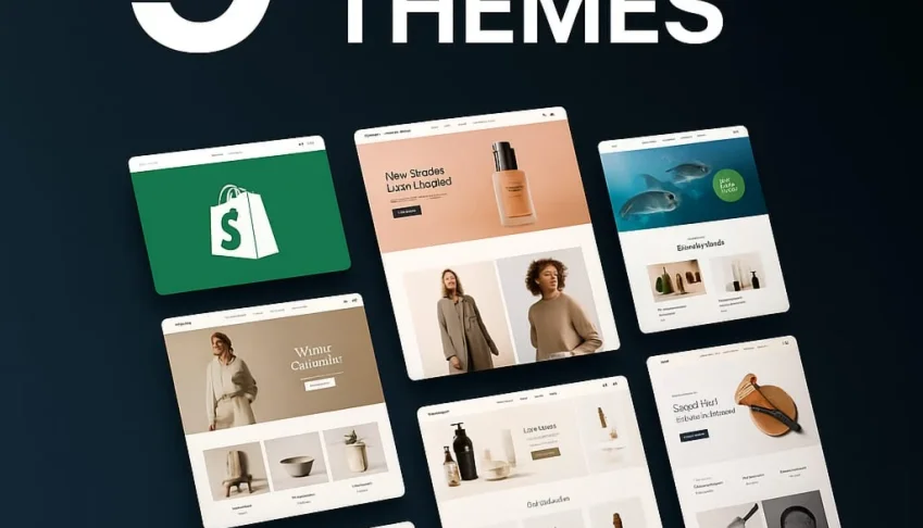 9 Temas Profissionais para Lojas Shopify
