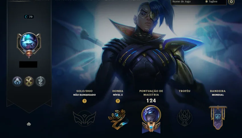 Conta De Lol | 11500Rp | Unranked | Full Acesso