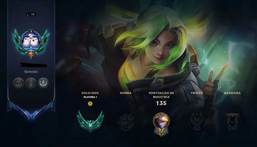 Conta lol platina 1