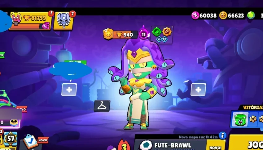 Conta Brawl Stars com 104/104 Brawlers