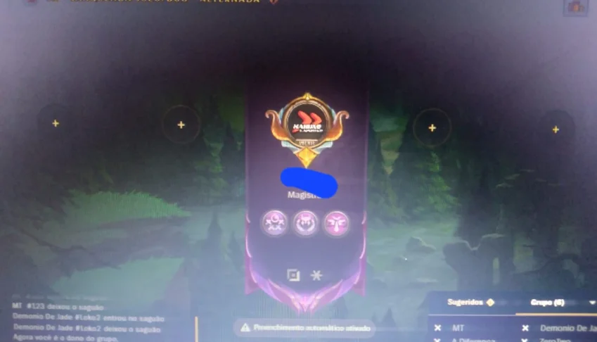vendo conta ex mestre
