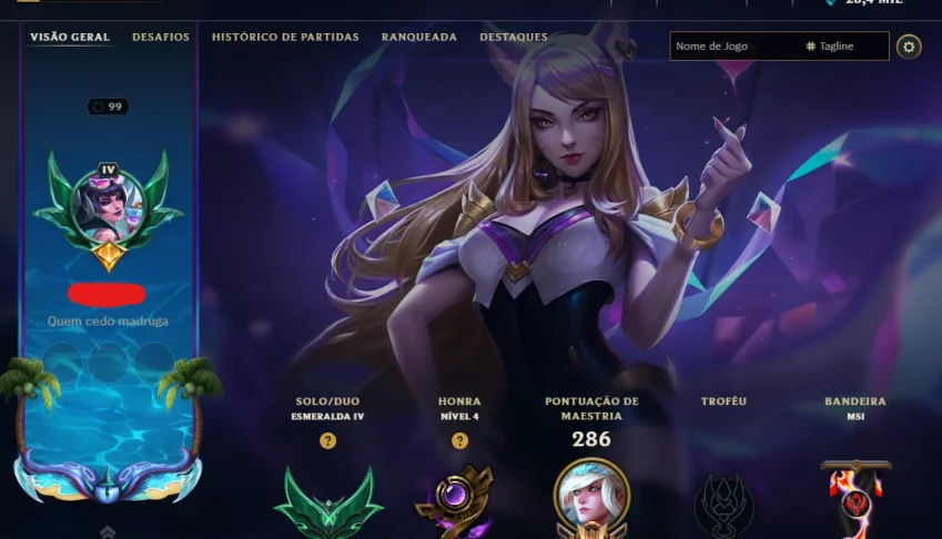 80 Skins, 1 Ultimate, 2 Míticas, 5 Lendárias! Lol Esmeralda