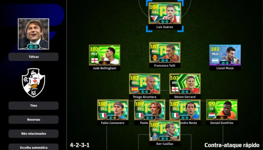 Conta Efootball - Steam - Muitos Épicos (Time Meta)