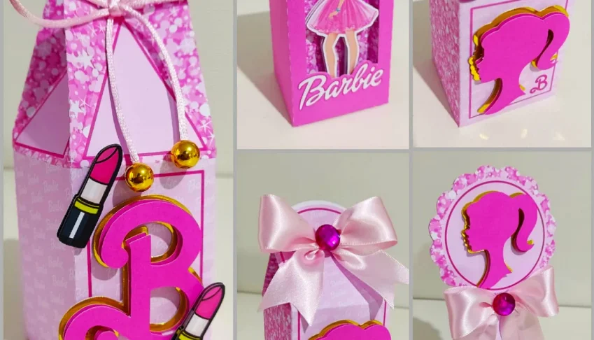 Arquivo Caixinhas Barbie | Silhouette Studio