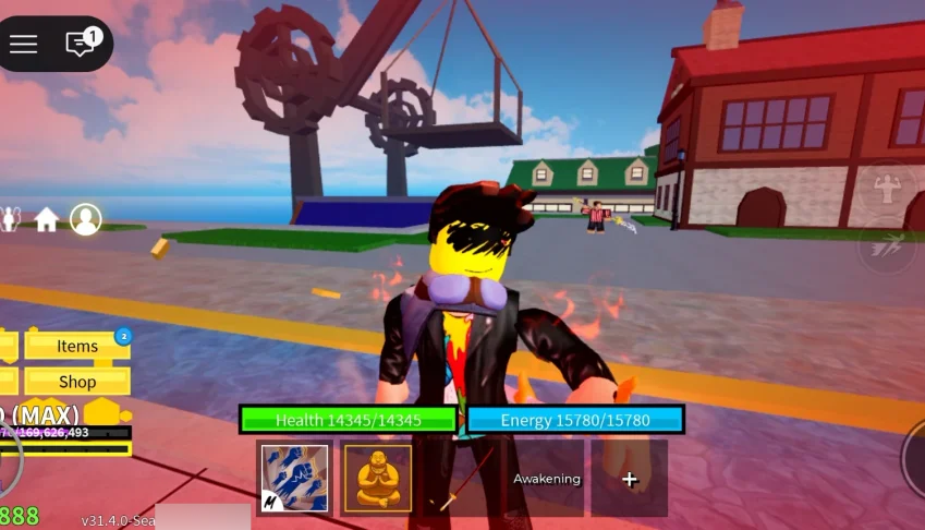 Conta de blox fruits