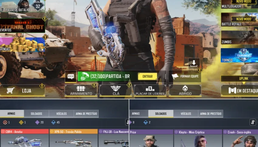 Vendo conta CODM 1 mitica 1 lendária top