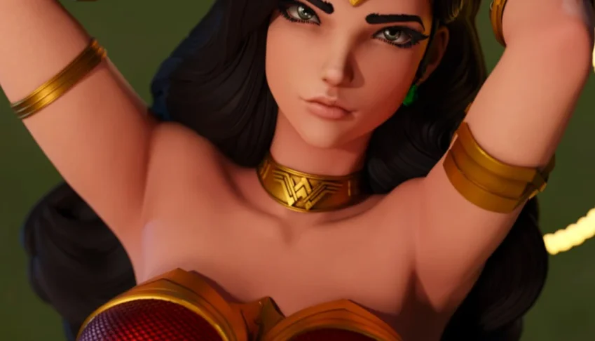 Wonder Woman 3D - Arquivo STL para impressão 3D