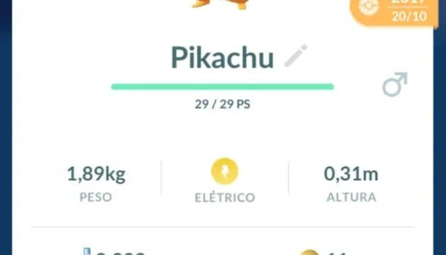 Pikachu chapeu de bruxa - Pokemon Go