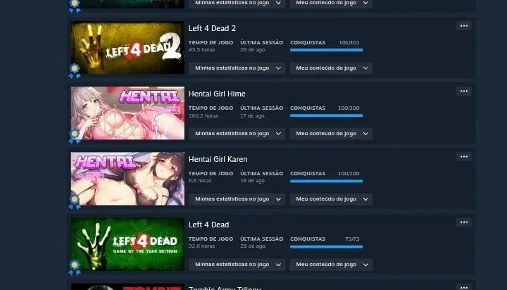 Conta Steam 2 Anos