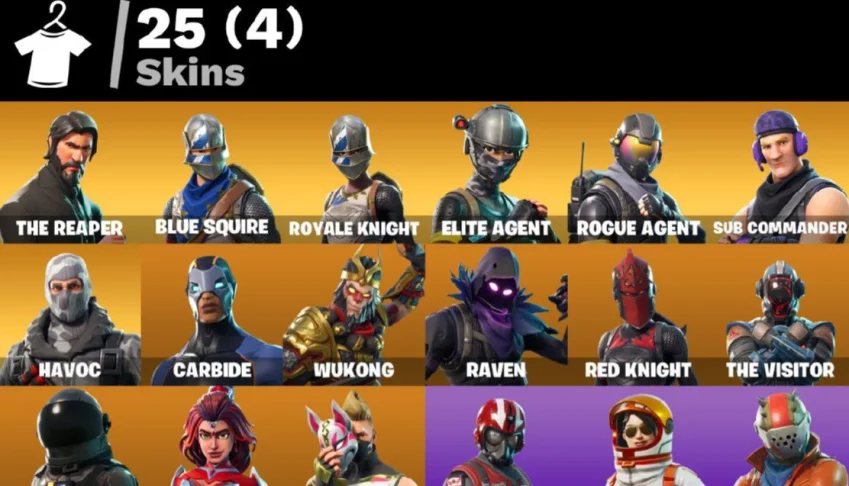 Conta Fortnite 25 Skins The Reaper, Take The L, Havoc + Jogo