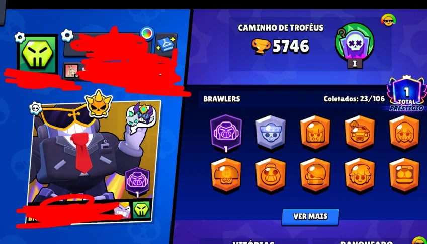 Conta Brawl Stars - Wattson Top (Todos Buffies E Hyper)