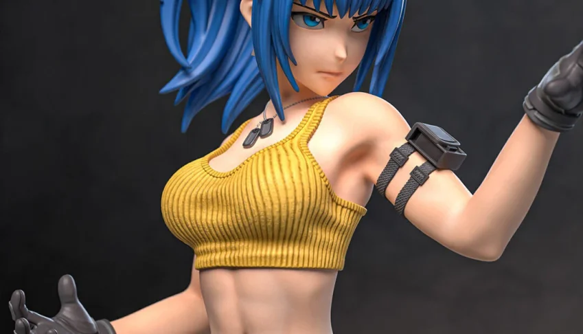 Azerama - King of Fighters - Leona Heidern - 3D STL