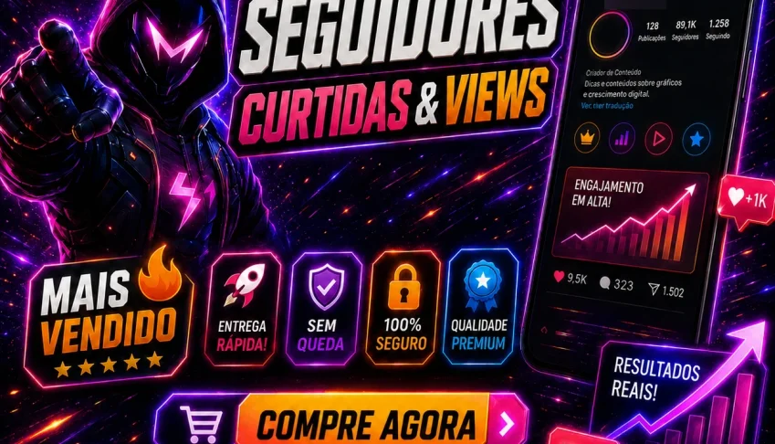 Instagram | Seguidores + Curtidas + Views | Entrega Rápida