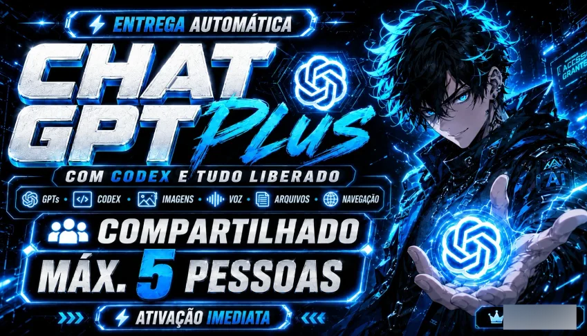 Chat Gpt Plus Máximo 5 Pessoas 30 Dias ✅