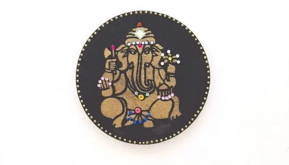 Mandala Indiana Preta