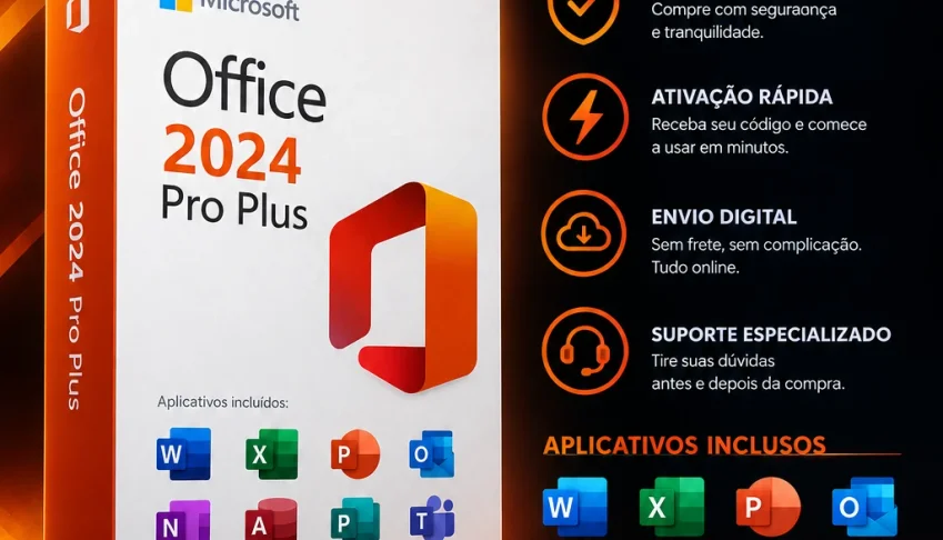 Office 2024 Pro Plus - Chave de ativação