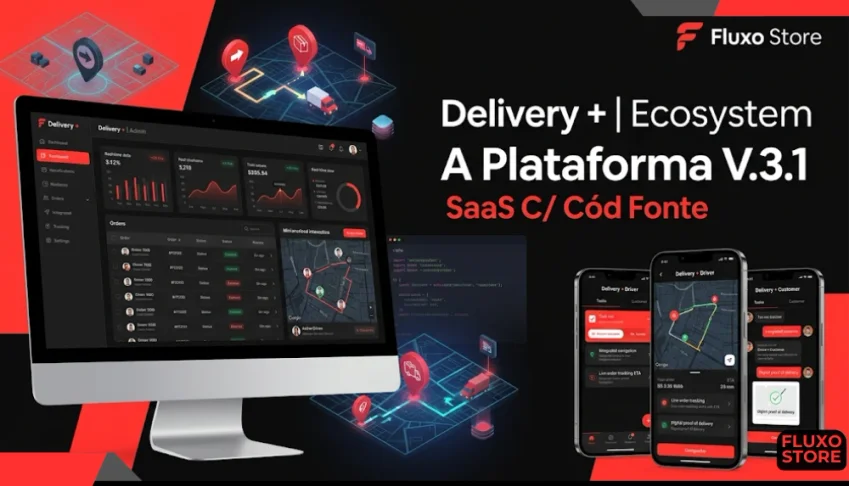 Saas C/ Cód Fonte Delivery + | Ecosystem A Plataforma V.3.1