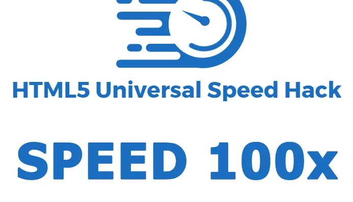 HTML5 Universal Speed Hack Velocidade 100x