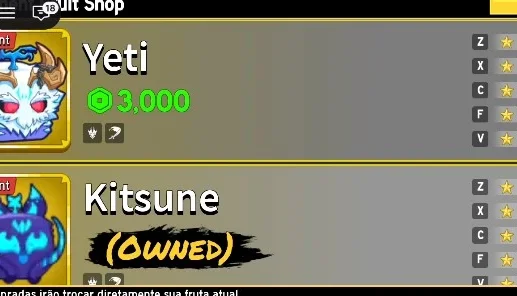 Conta Com Kitsune, Gas Buda Dragon E Ice Perm E Gamepasses