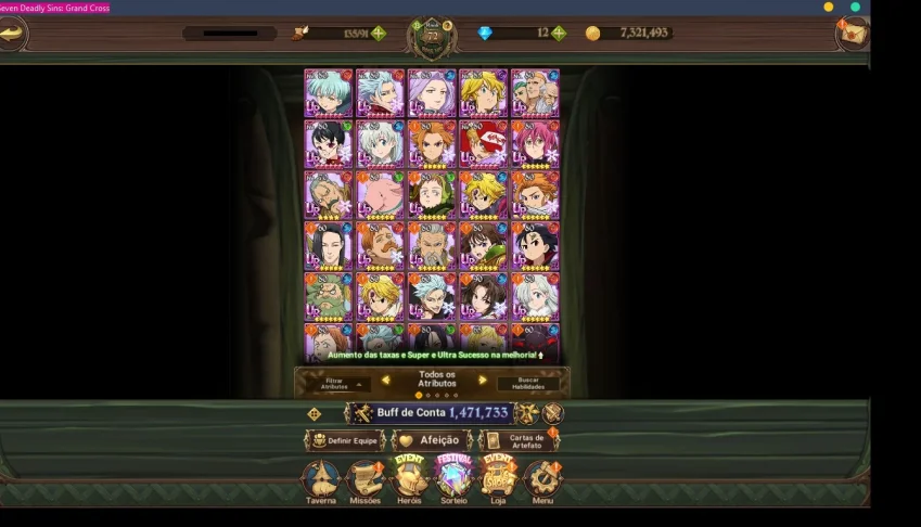 Conta 7DS Nanatsu Grand Cross
