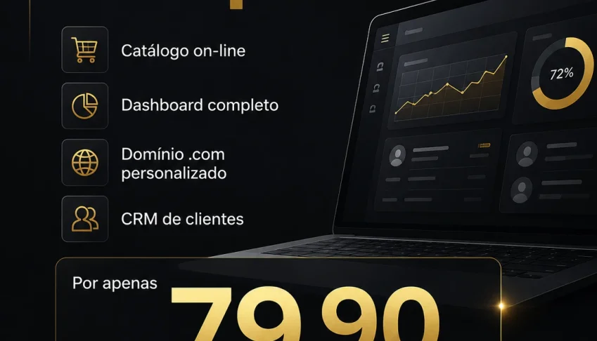 Site Completo + Dashboard e CRM de clientes